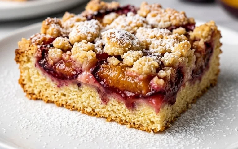 Schneller Pflaumenkuchen vom Blech