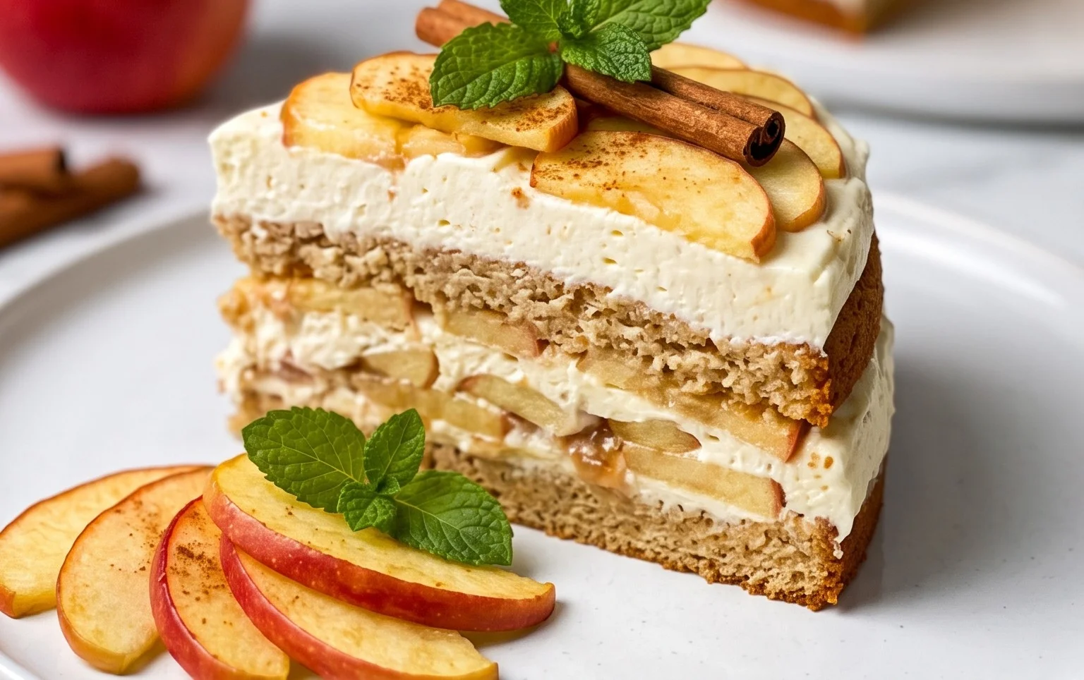 Apfel-Sahne-Torte
