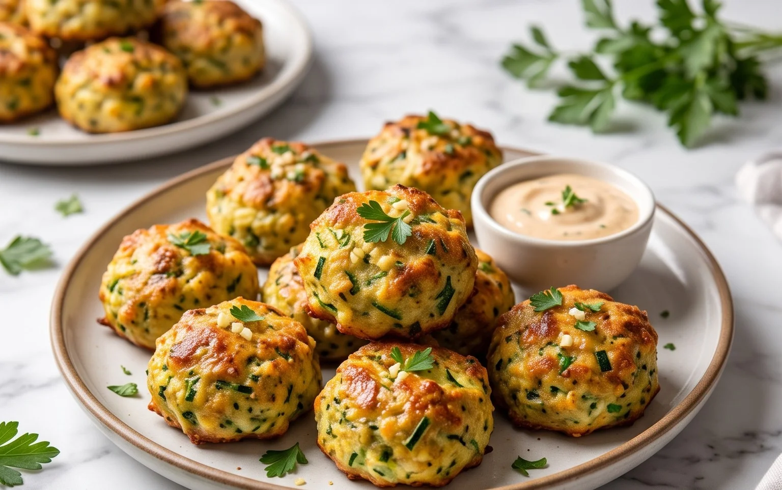 Knusprige Zucchini Knoblauchbissen: Einfach & Schnell