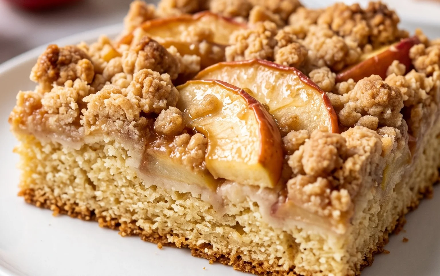 Apfelkuchen vom Blech mit Streusel – einfach lecker